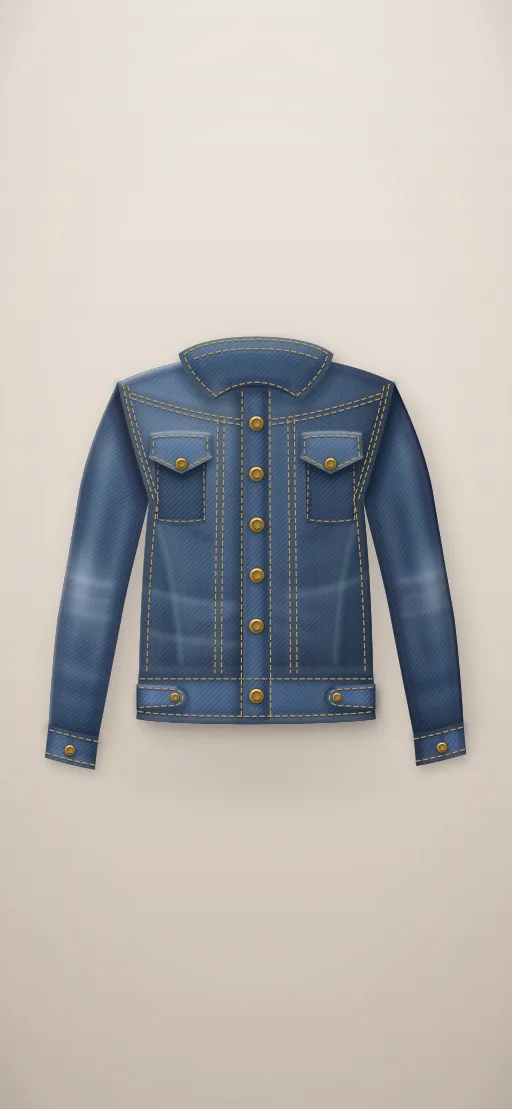 Indigo denim trucker jacket